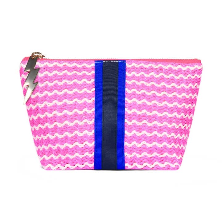 SMALL HOT PINK WIGGLE WEAVE BAG for wholesale by Cockatoo