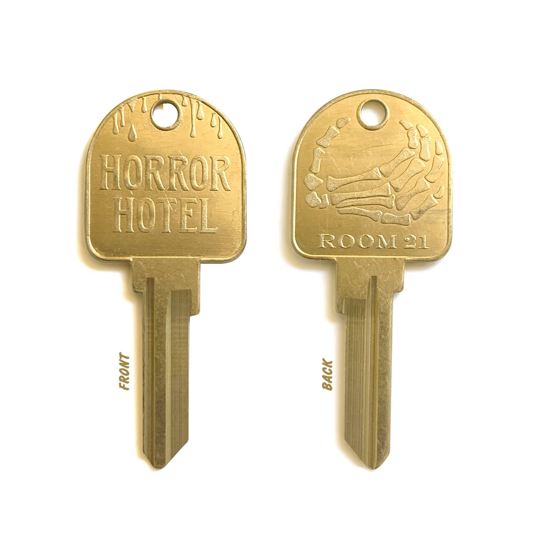 World Famous Original - Wholesale Keychain – Unisex - Horror Hotel - Blank Key