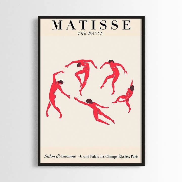 Henri Matisse, The Dance, French Exhibition Poster for wholesale by Rock Paper Scissors Wall Art