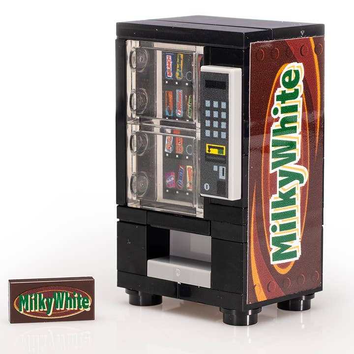 Milky White - B3 Customs® Candy Vending Machine for wholesale by B3 Customs