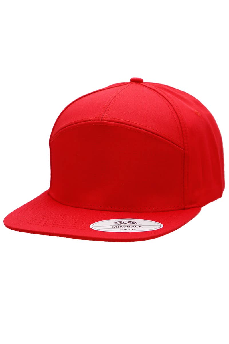 Cap Zone – Boné - Homem por atacado – Snapback de mistura poliéster de algodão sólido com 7 painéis e bico plano9