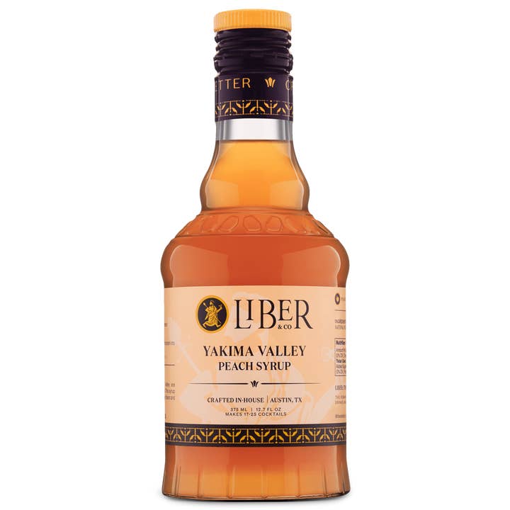 Liber & Co. – wholesale Cocktail mix/syrup – Yakima Valley Peach Syrup