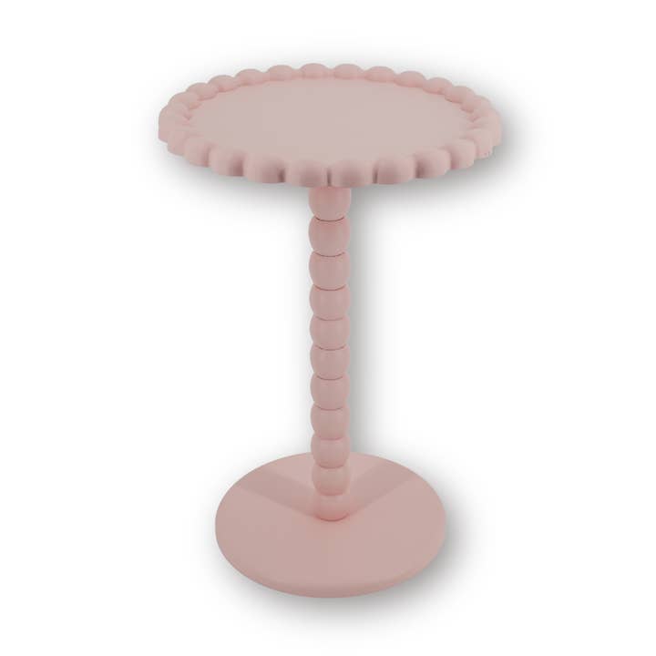Side Table - Round - Light Pink - MDF - 38X55cm for wholesale by Housevitamin bv