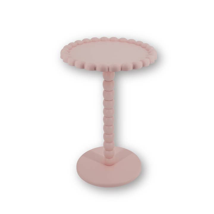 Mesa auxiliar - Redonda - Rosa claro - MDF - 38x55cm para venta al por mayor de Housevitamin bv