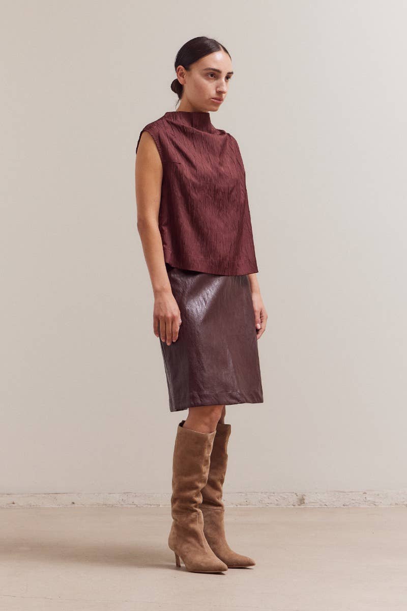 Grade & Gather - Vendita all'ingrosso Camicetta - Donna - 42090 - CANOTTA A COLLO ALTO RANDOM SEER8