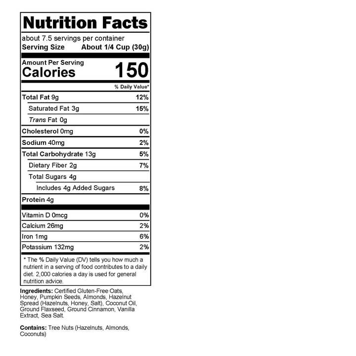 P&TY Granola Co. - Wholesale Granola - Yes, Please Granola: Cinnamon, Almond (3lb Bulk bag)1