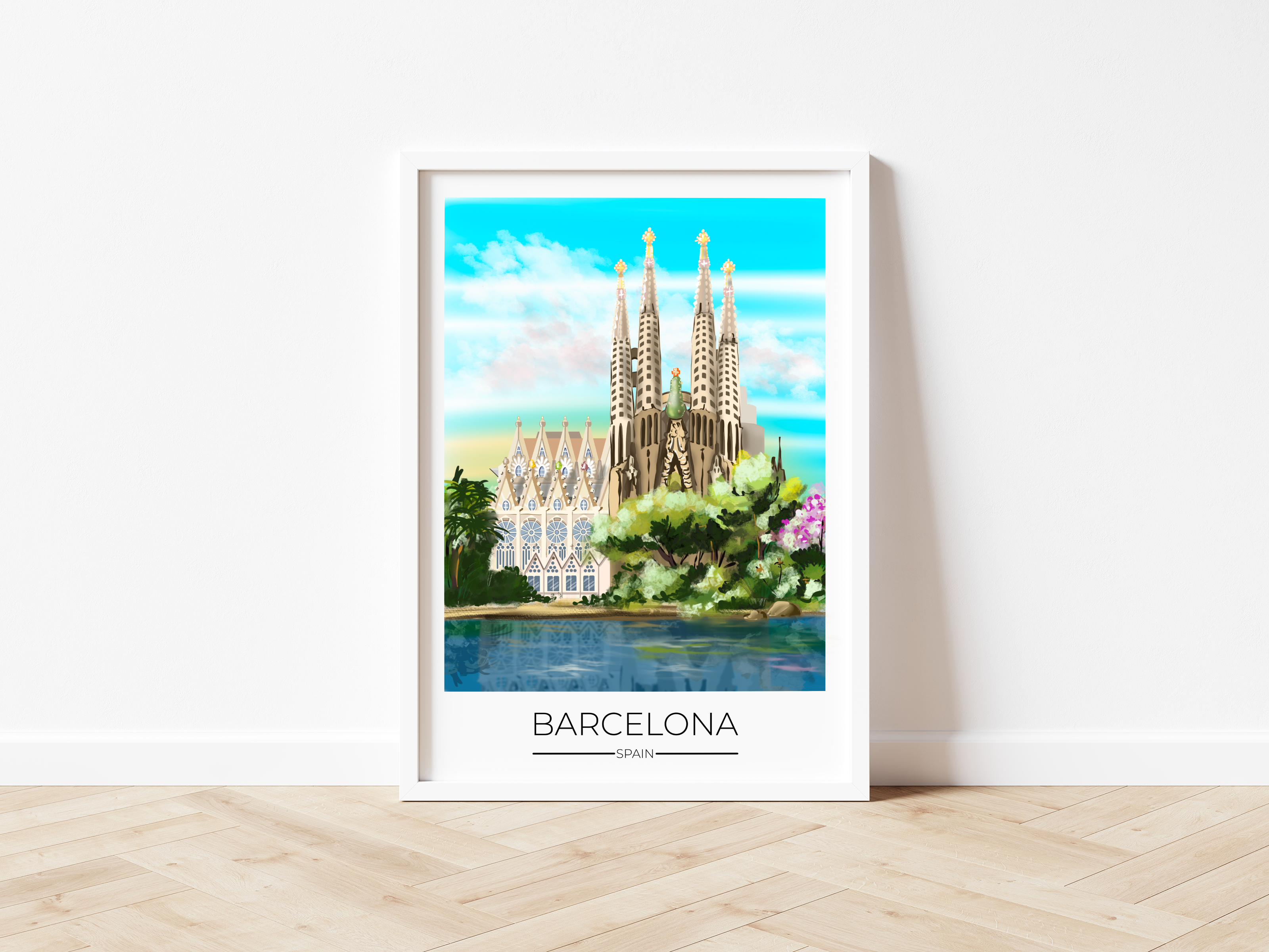 Dreamers who Travel - Wholesale Poster - Barcelona Travel Poster Print12