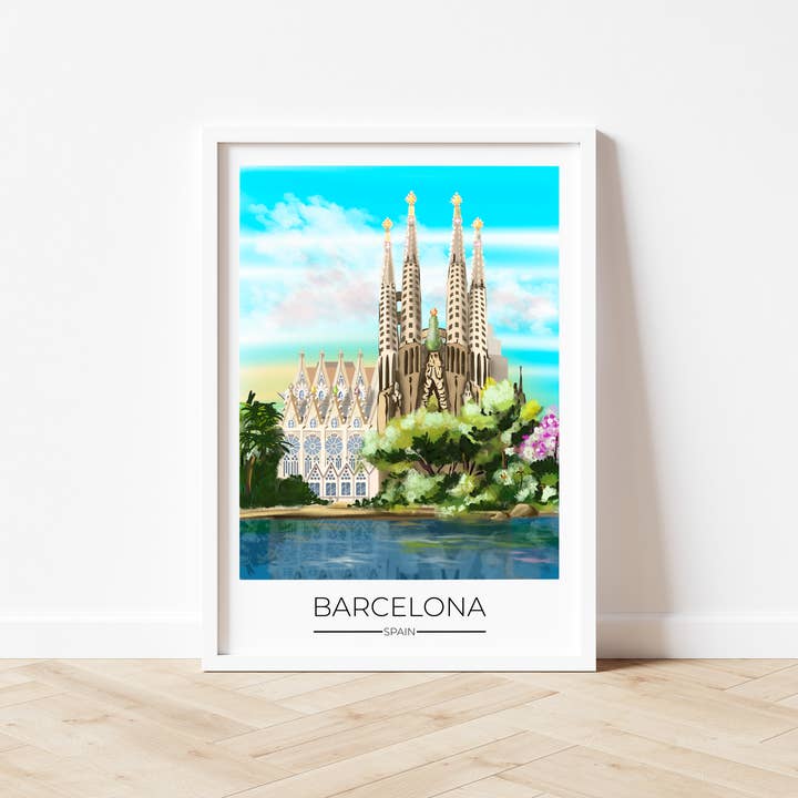 Dreamers who Travel - Wholesale Poster - Poster afdrukken van Barcelona12