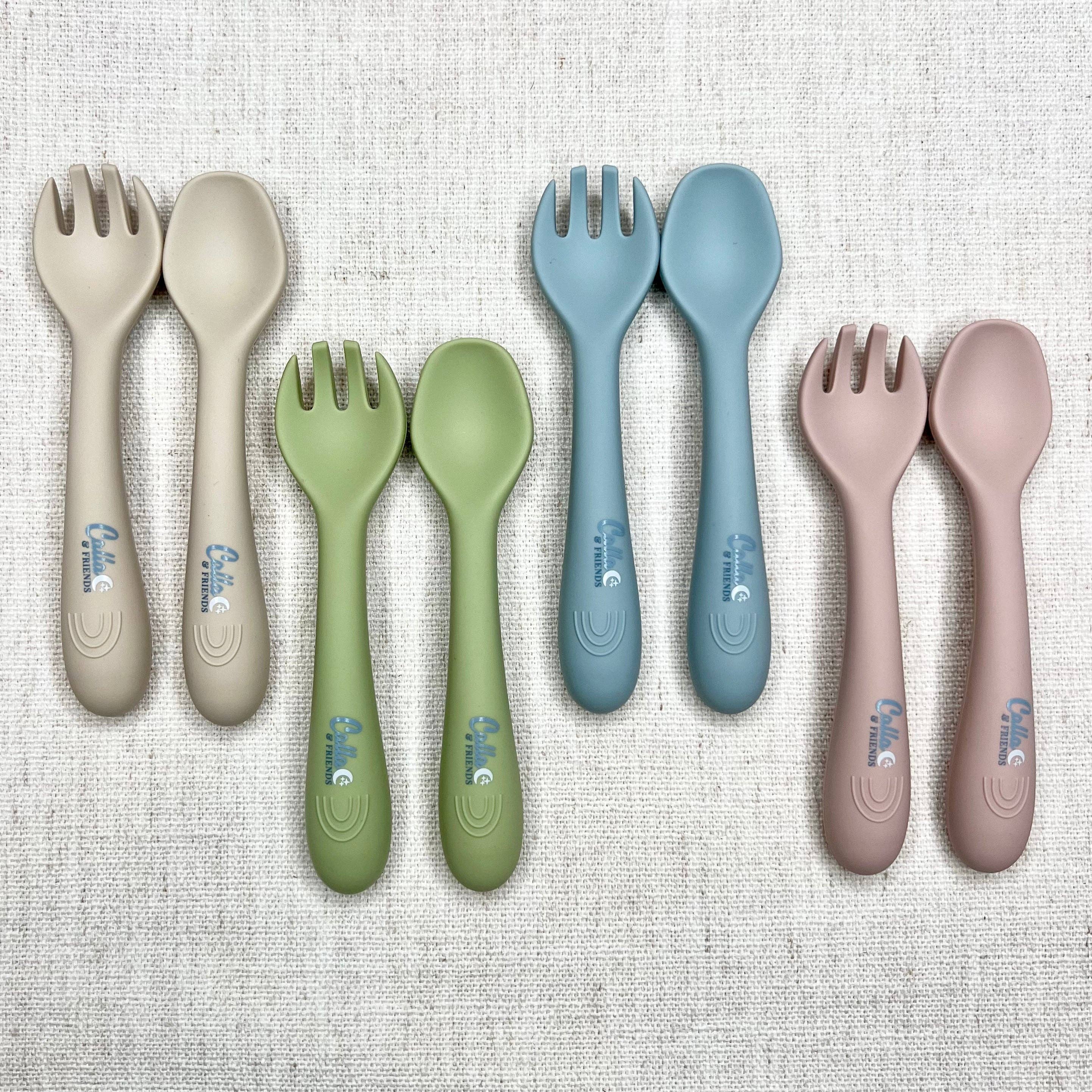 Calla & Friends - Wholesale Flatware Set - Kids & Baby - My First Silicone Utensils13