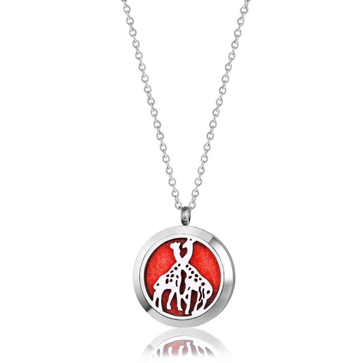 Giraff Eterisk Olja Aromaterapi Halsband för wholesale av Anavia