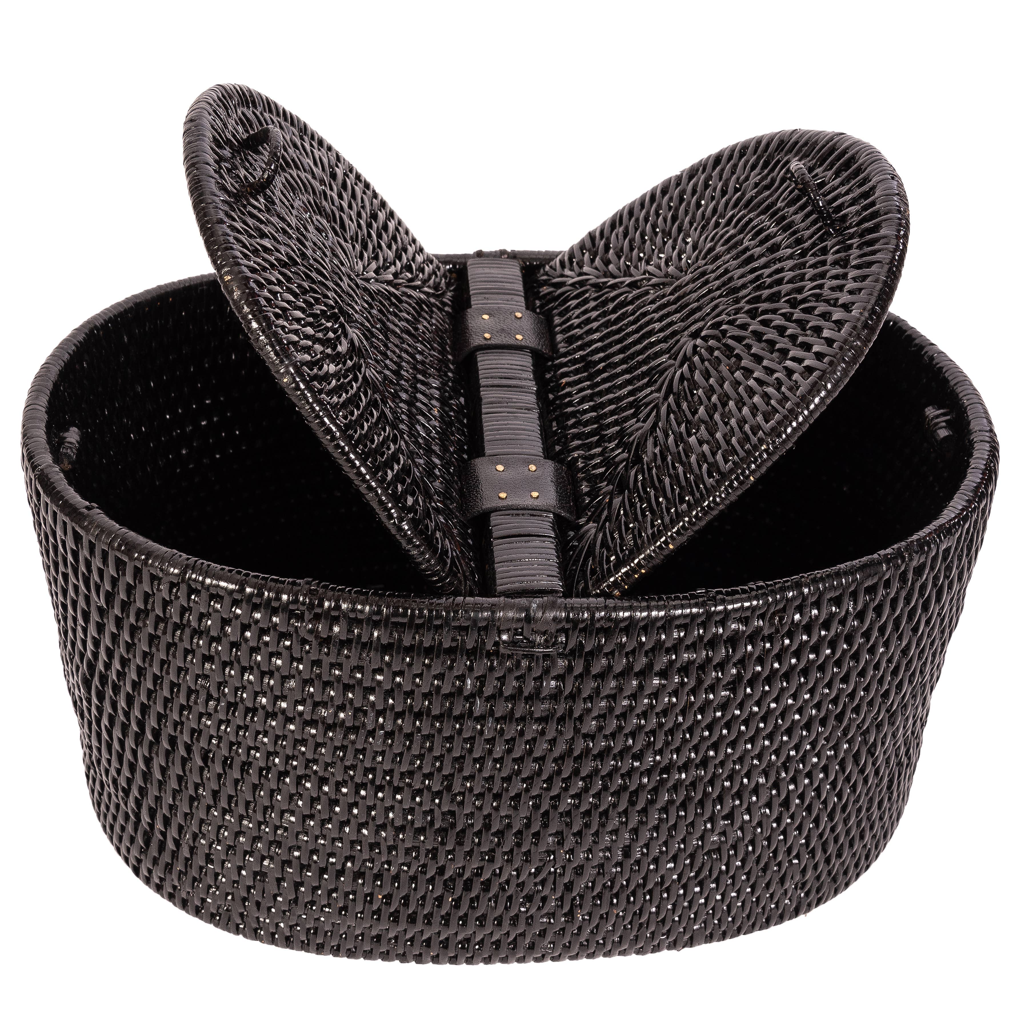 Artifacts Trading Company - Wholesale Toilet Paper Holder - Oval Rattan Double Tissue Roll Box6