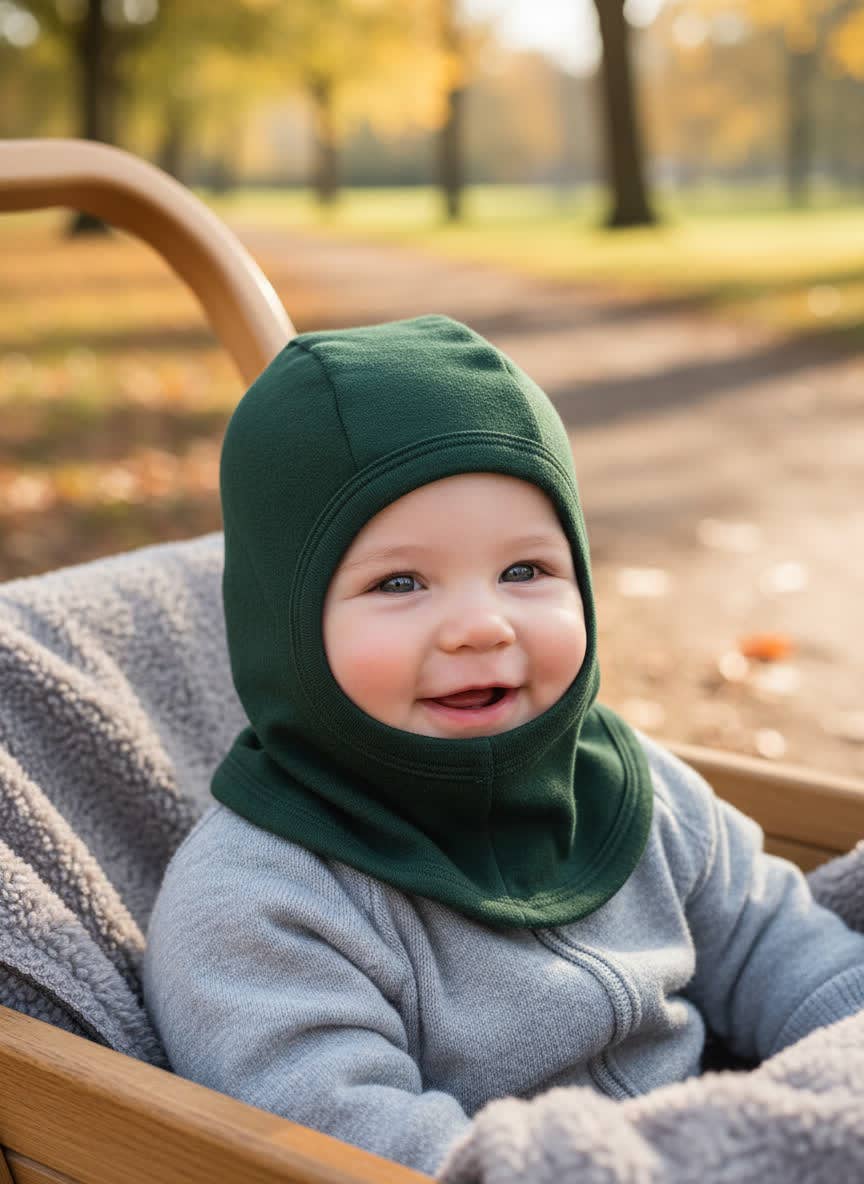 Lille Barn - Wholesale Beanie - Kids - Wollen Children's Balaclava / Ski Mask - Mountain View0