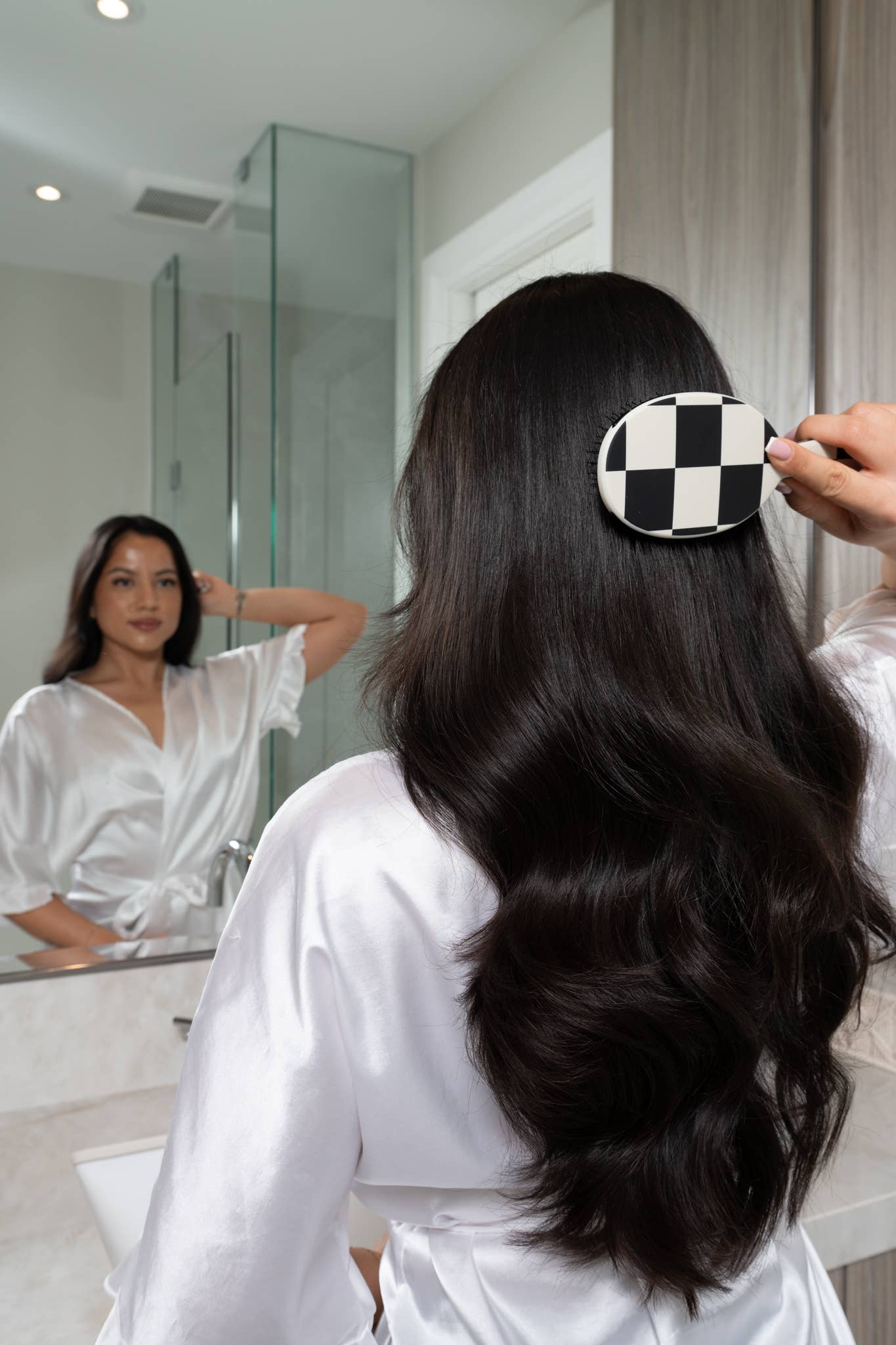 Framar Hair Brushes & Hair Accessories - Wholesale Hair Brush/Comb - FRAMAR Checkered Detangling Brush, Wet Hair Brush Detangler12