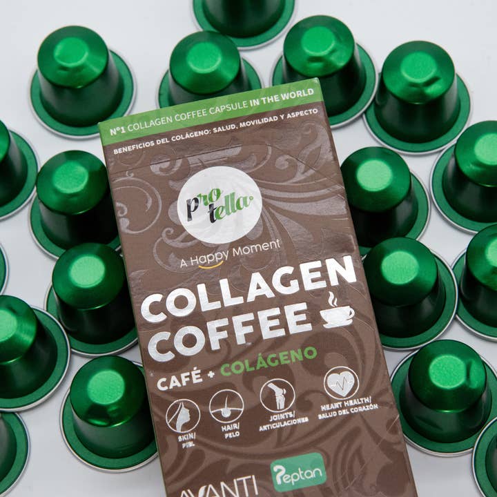 Protella - Wholesale Instant Coffee/Espresso - Collagen Coffee x10 Capsules 40g