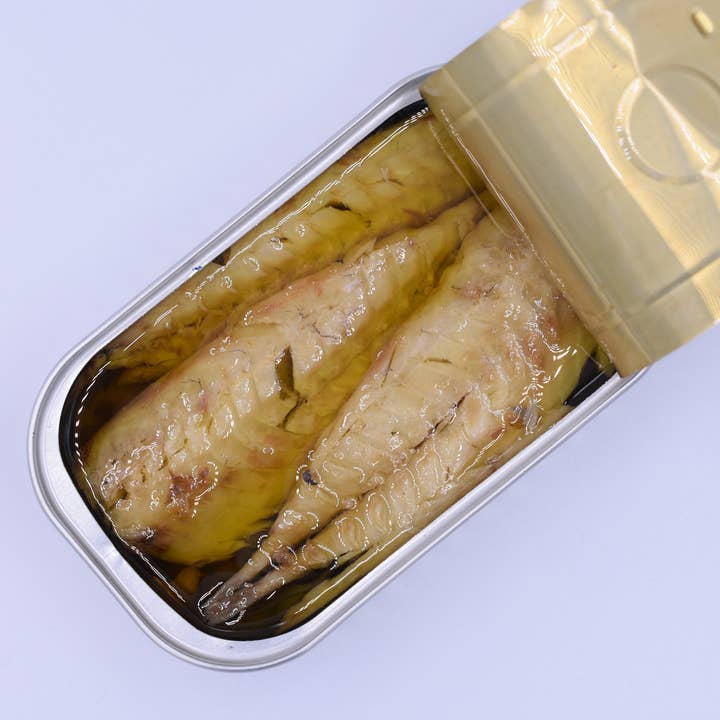 La Curiosa - Wholesale Tinned Fish - Horse mackerel in olive oil, garlic, and parsley