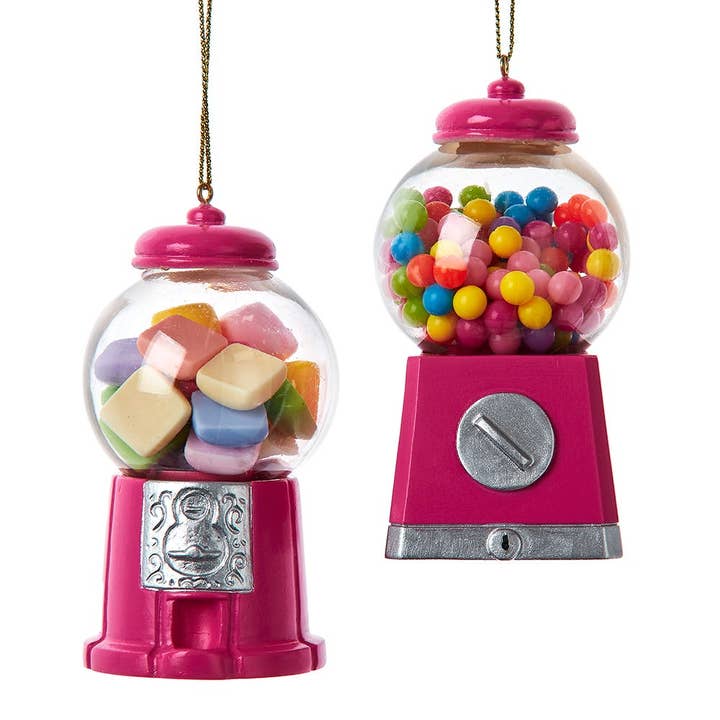 Kurt S. Adler, Inc. - Wholesale Ornament Set - 3.375"RESIN CANDY MACHINE ORN 2/A