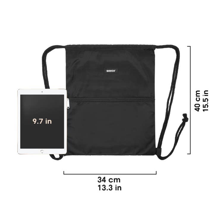 wandf - Wholesale Drawstring bag – Unisex - WANDF Drawstring Backpack Sport Yoga Gym Shopping String Bag1
