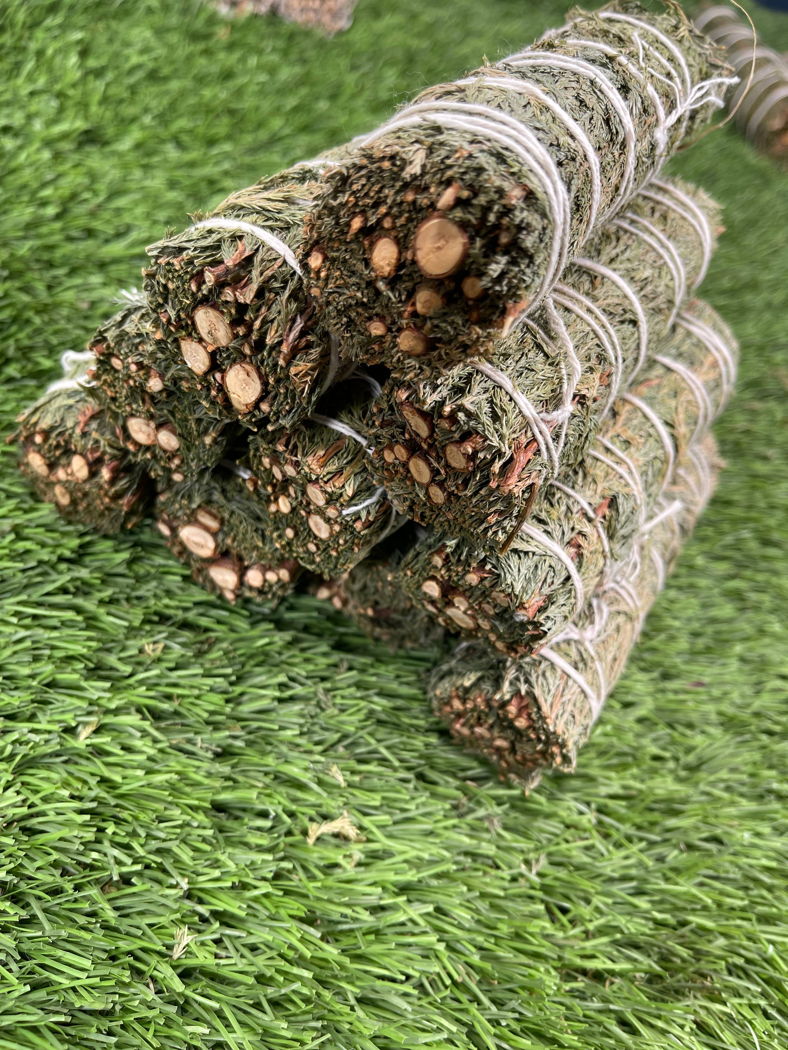 CaNatureLover - Wholesale Smudge Stick - ORGANIC Cedar Smudge Stick, Hand Wrapped Thick bundles.6
