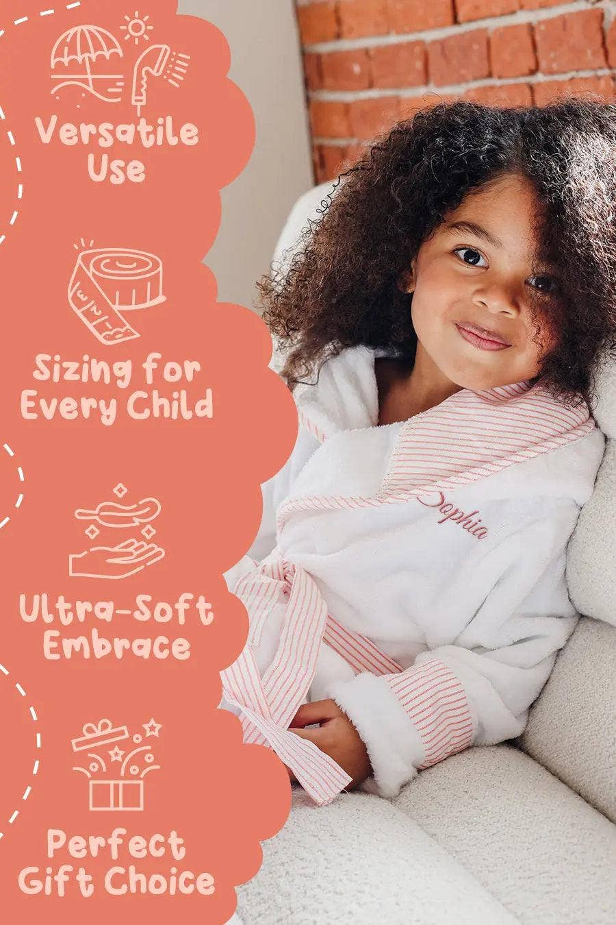 Lotus Linen - Wholesale Robe - Kids - Kids Plush Robe – Ultra Soft, Safe & Cozy for Toddlers & Kids2