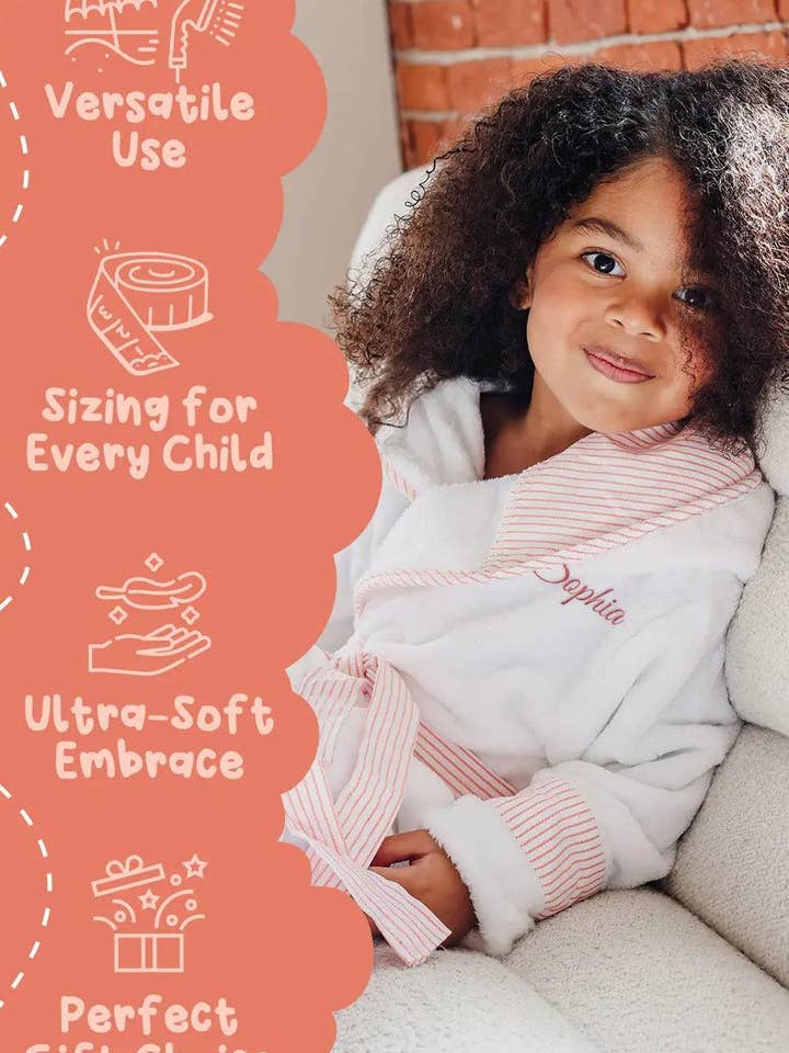 Lotus Linen - Wholesale Robe - Kids - Kids Plush Robe – Ultra Soft, Safe & Cozy for Toddlers & Kids2