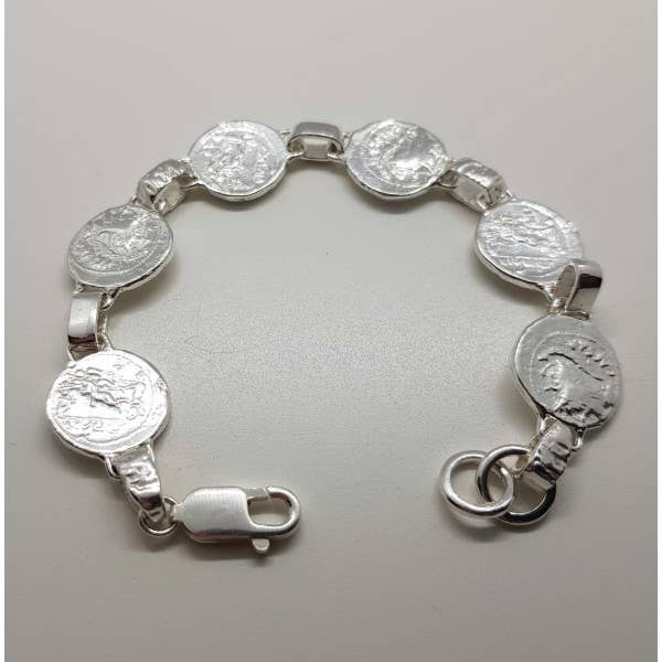 Armband mit römischen Münzen für den Großhandel von Platasari