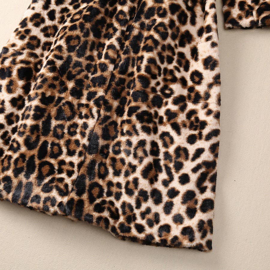 mehrfarbig SY335 Doppelreihiger Plüsch-Langmantel für den Winter mit Leopardenmuster für den Großhandel auf Faire11