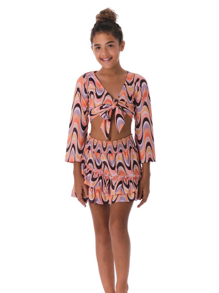 Just Wrap - Jupe Swirl pour la vente par Submarine