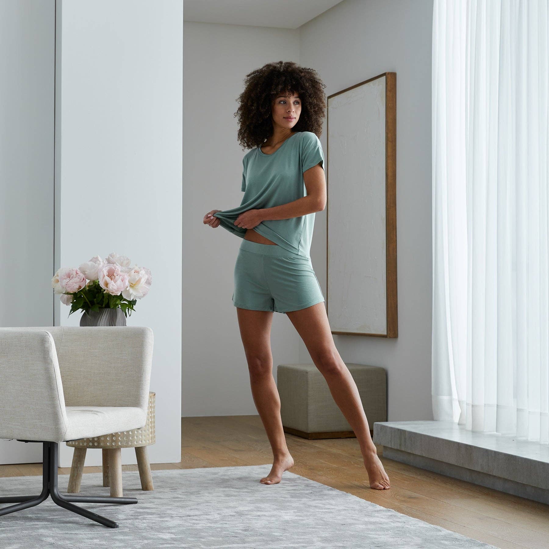 SIJO - Wholesale Lounge Top - Women's - SoftStretch Short Sleeve Tee7