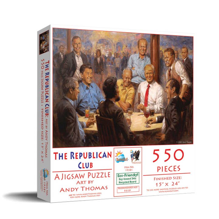 SunsOut - Wholesale Puzzle - Adult - 1359 The Republican Club 550 pc Puzzle1