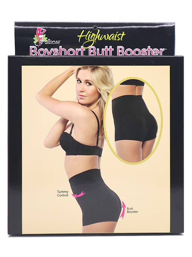 PINEAPPLE Beauty - Wholesale Underwear - Women's - Fullness 7029L High Waist Boyshorts Butt Booster Beige - 60