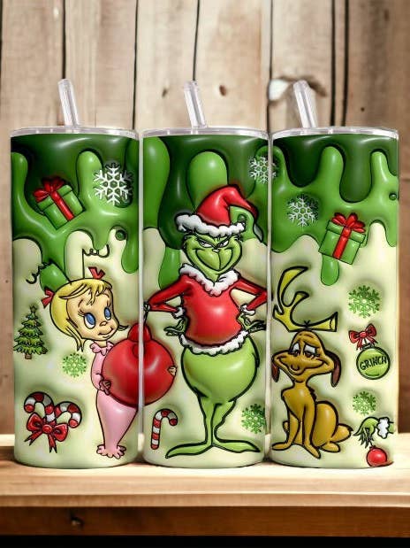 GOBELET GRINCH pour la vente par Wicked Suds Bath Co