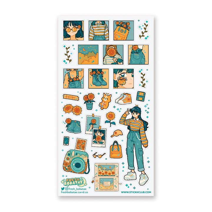 Lo-fi Life 2 Sticker Sheet for wholesale by STICKII