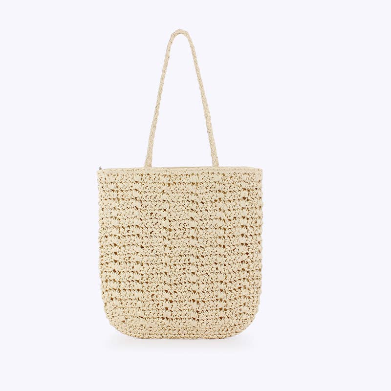EmberLoom – wholesale Tote bag – Women's – Woven Round Handle Tote0