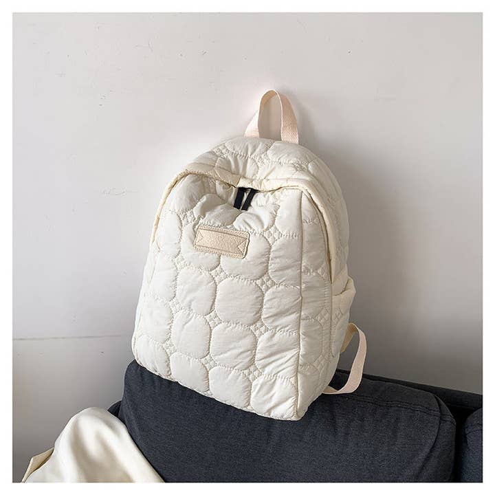 Dipped Shop - Wholesale Backpack - Women's - Simple Portable Casual Puffer Backpack DPB2515