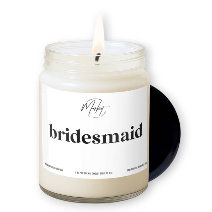 BRIDESMAID - SOY CANDLE for wholesale by Market Candle Company