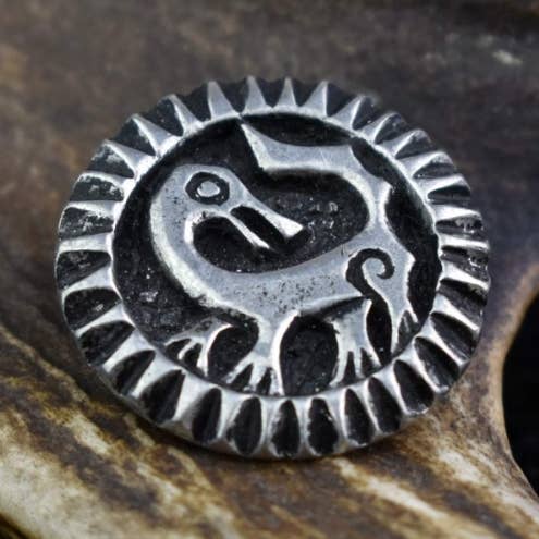 Viking Age Replica Small Backwards Looking Beast Brooch for wholesale by Asgard