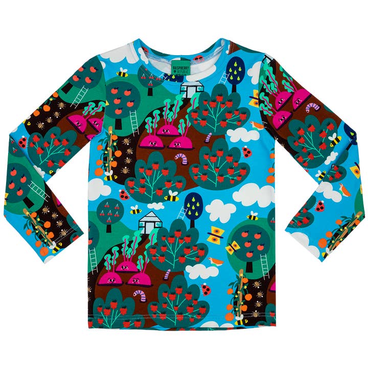 Long Sleeve T-Shirt Grandpa John's Garden for wholesale by Raspberry Republic