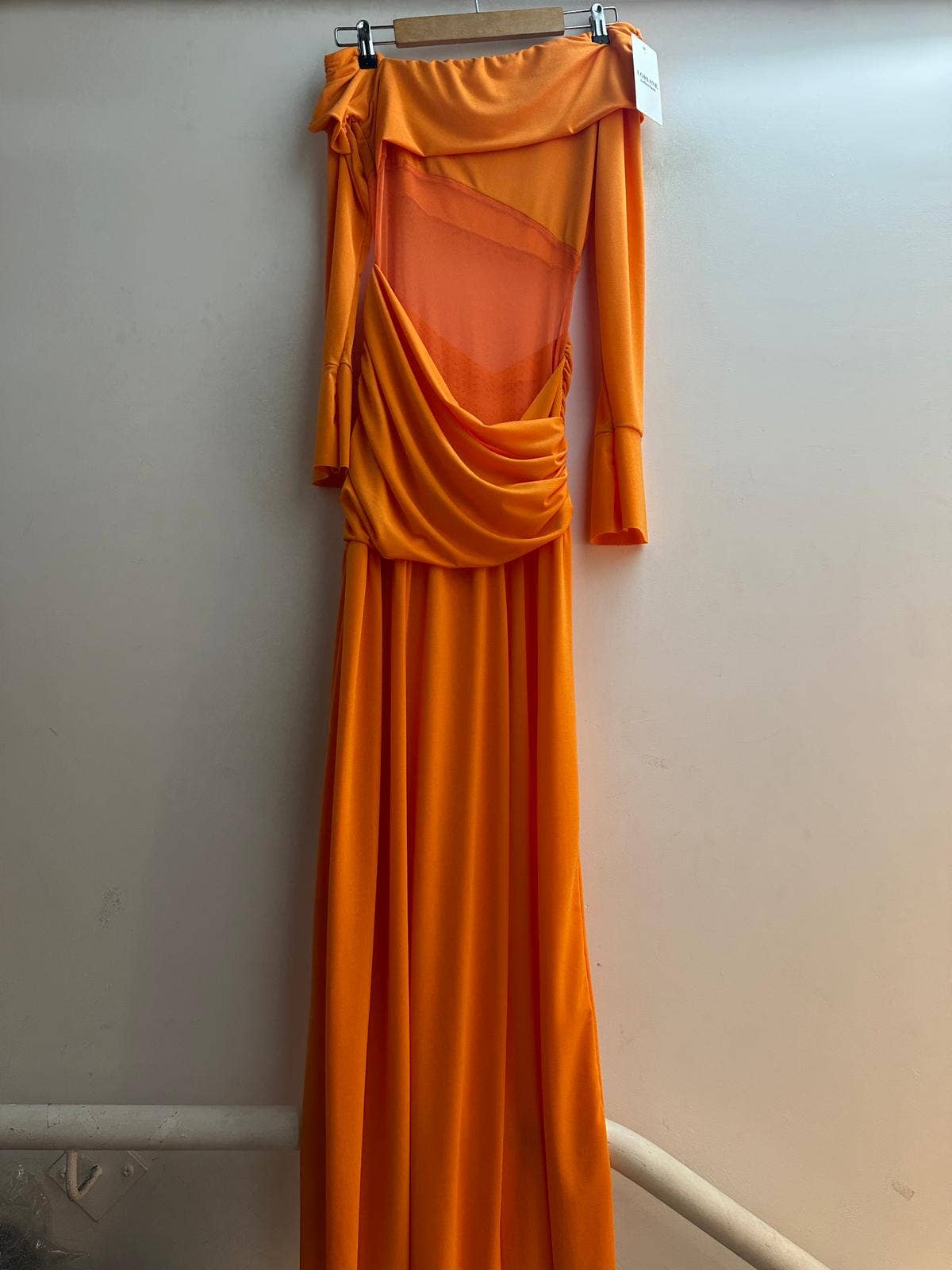 LORIANE - Wholesale Dress - Women's - 7386 61143 Long plain dress3