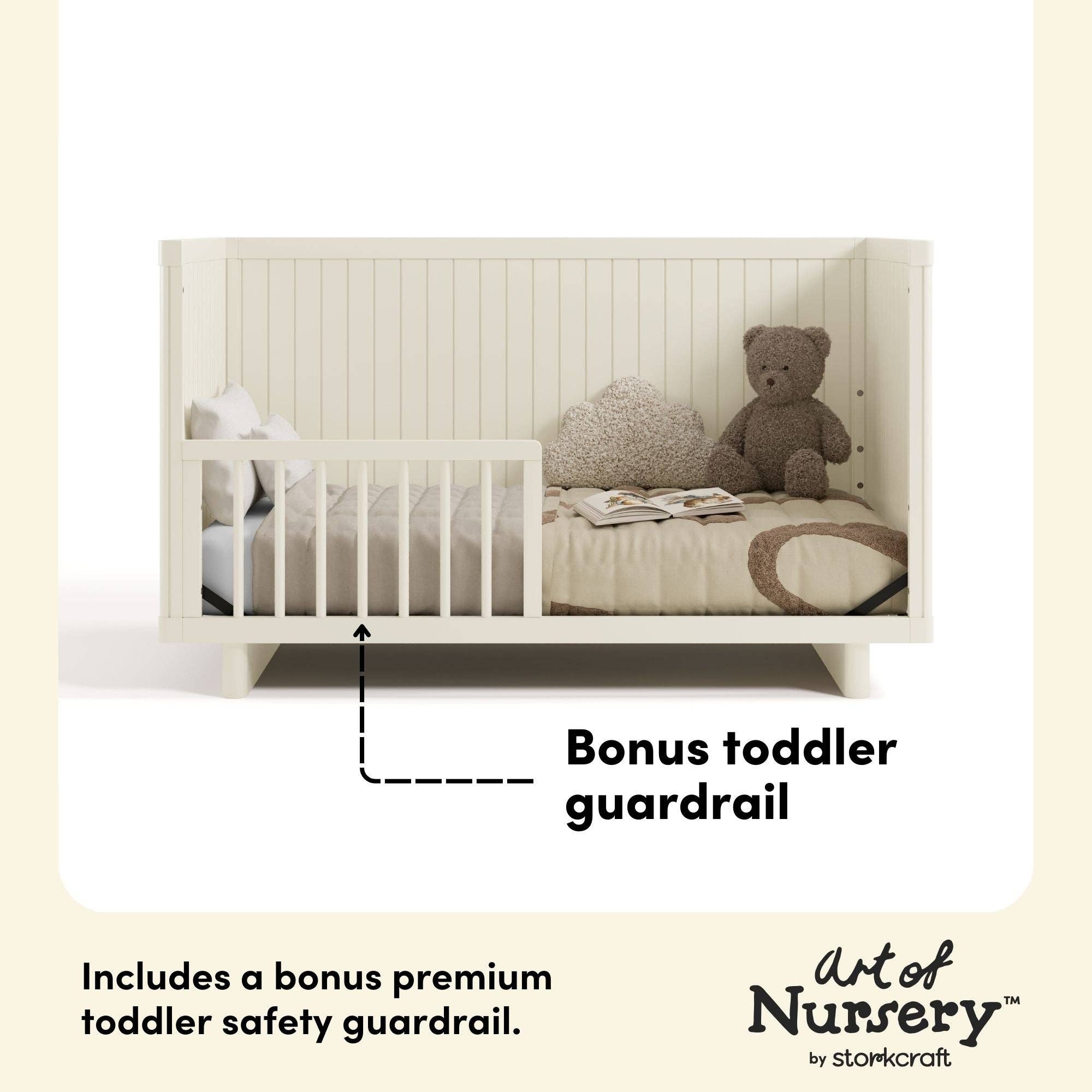 Storkcraft - Wholesale Bed - Kids & Baby - Storkcraft® Kyoto Deluxe Convertible Crib with Bonus Toddler Guardrail9