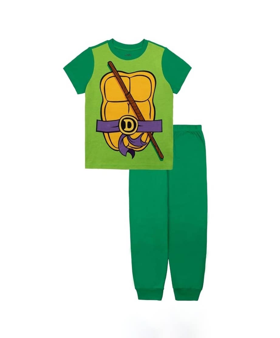 Crover - Wholesale Sleepwear Set - Men's - 2pc Ninja Turtles Cotton Pajama Set – 6set Size Assortment0