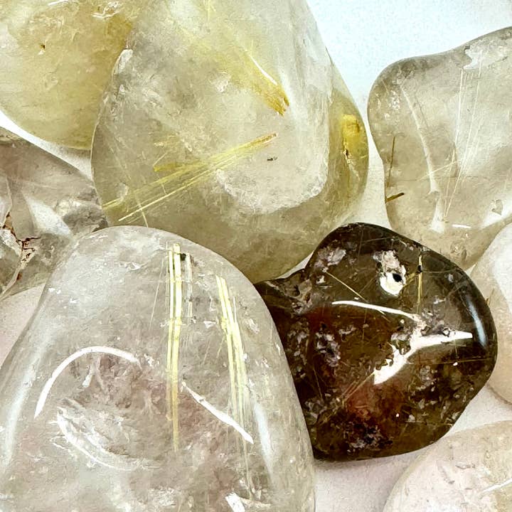 Liv Rocks - Wholesale Spiritual Stone/Crystal - Tumbled Rutilated Quartz, Rutile Quartz | Magical Crystals2