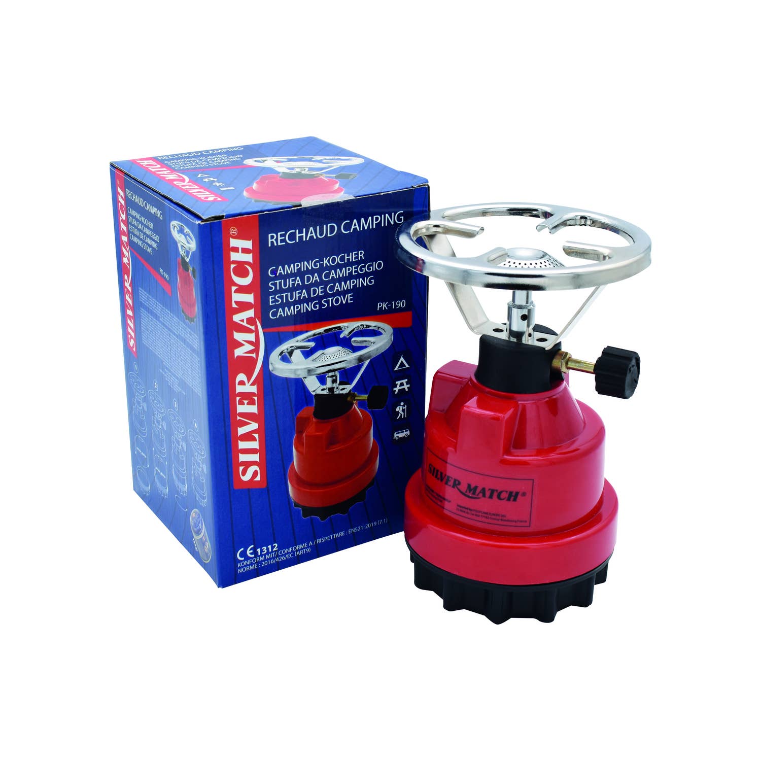 Champ by Polyflame - Wholesale Outdoor Grill Tools - 190 g camping stove for cartridge