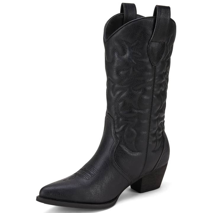 HISEA - Wholesale Cowboy Boots - Women's - Women's Mid-Calf Cowboy Boots