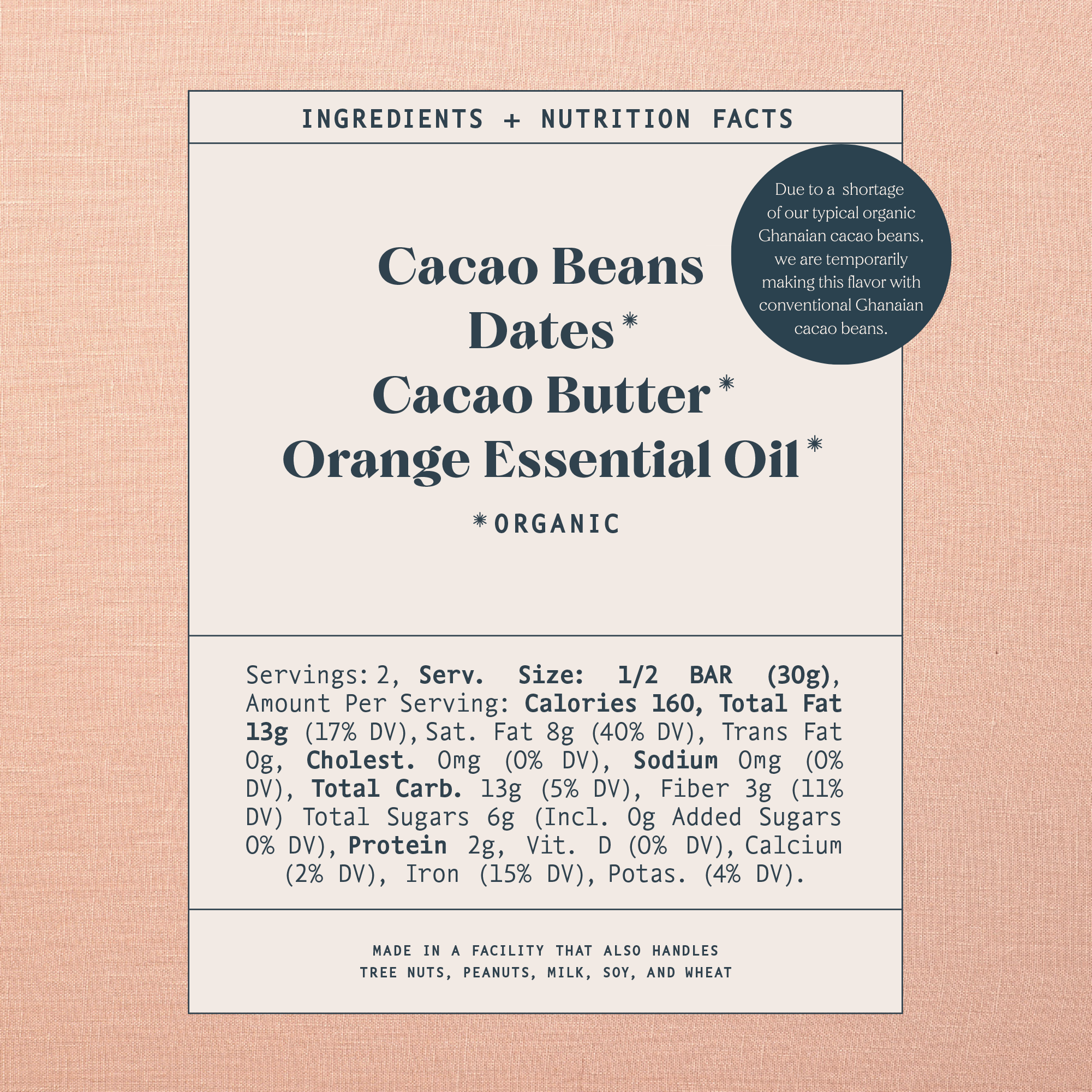 Spring & Mulberry - Wholesale Chocolate Bar - Blood Orange Date-Sweetened Dark Chocolate2