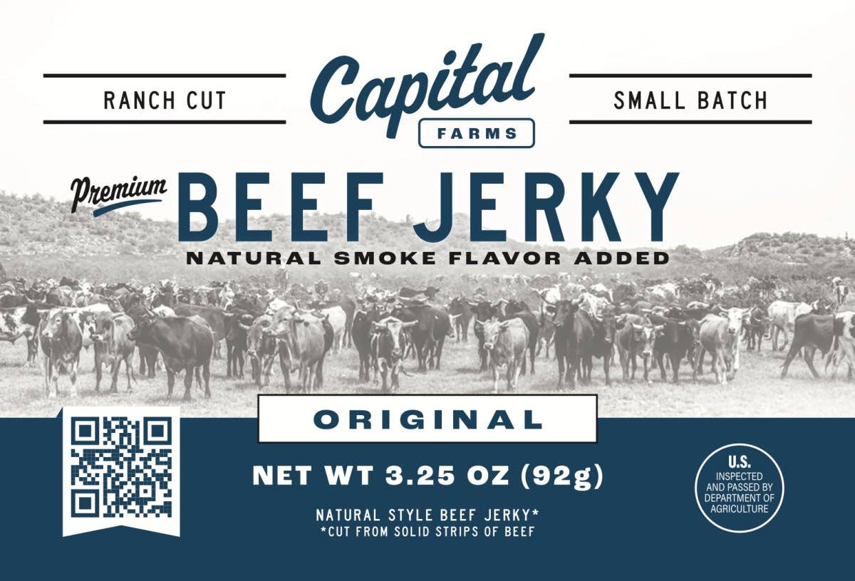 Capital Farms Meats & Provisions - Wholesale Jerky - Original Beef Jerky - In Store3