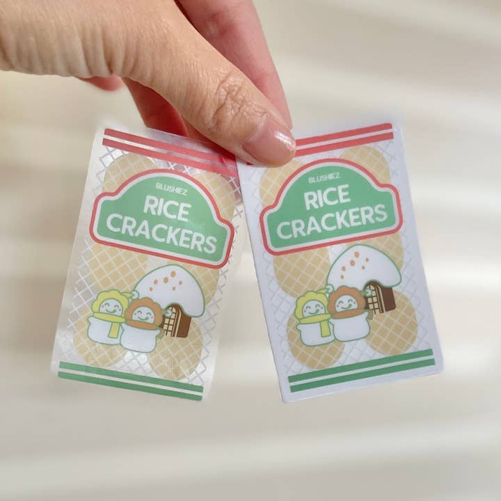 Rice Cracker Sticker for wholesale by Blushiez