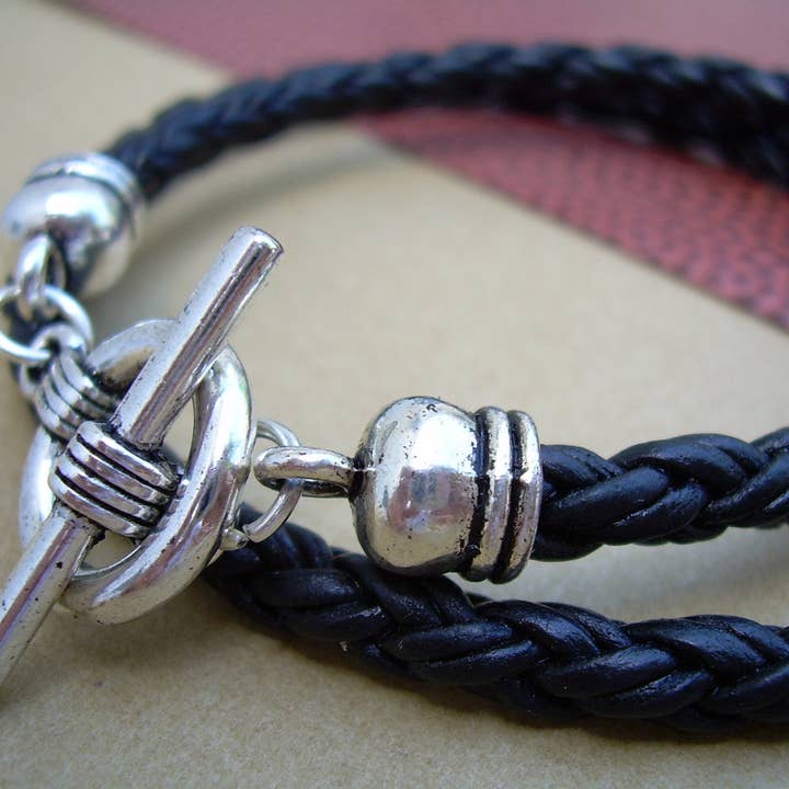 Urban Survival Gear USA - Wholesale Woven/Braided Bracelet - Leather Bracelet, Wrap Bracelet, Mens Bracelet, Womens Bracelet, Mens Jewelry, Womens Jewelry, Mens Gift, Womens Gift, Fathers Day, Groom3