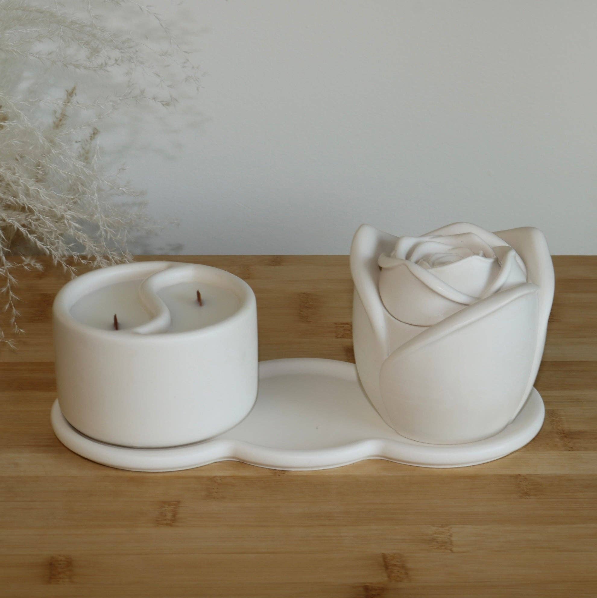 ByUwaz - Wholesale Decorative Tray - Large Wavy Tray Jesmonite Tray3