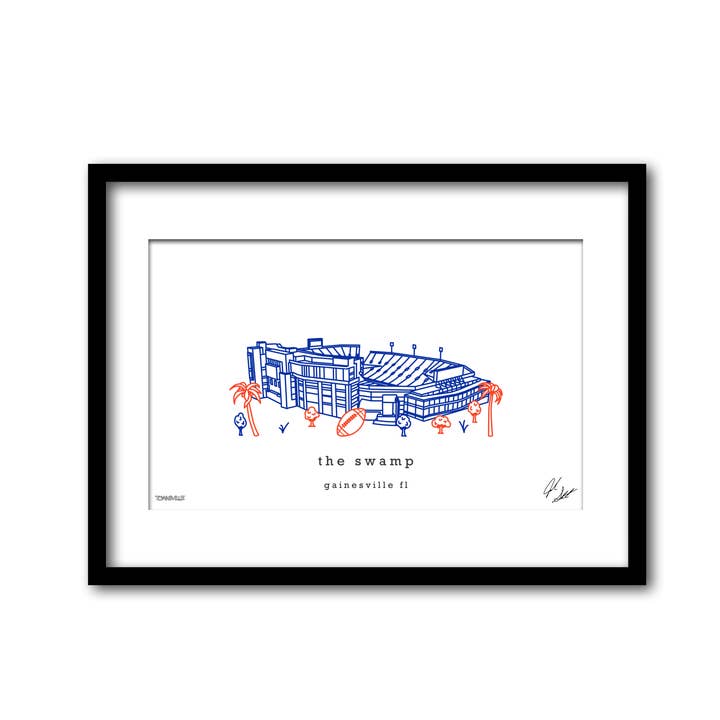 The Swamp wanddecoratie Florida Art voor wholesale door Townsville Art