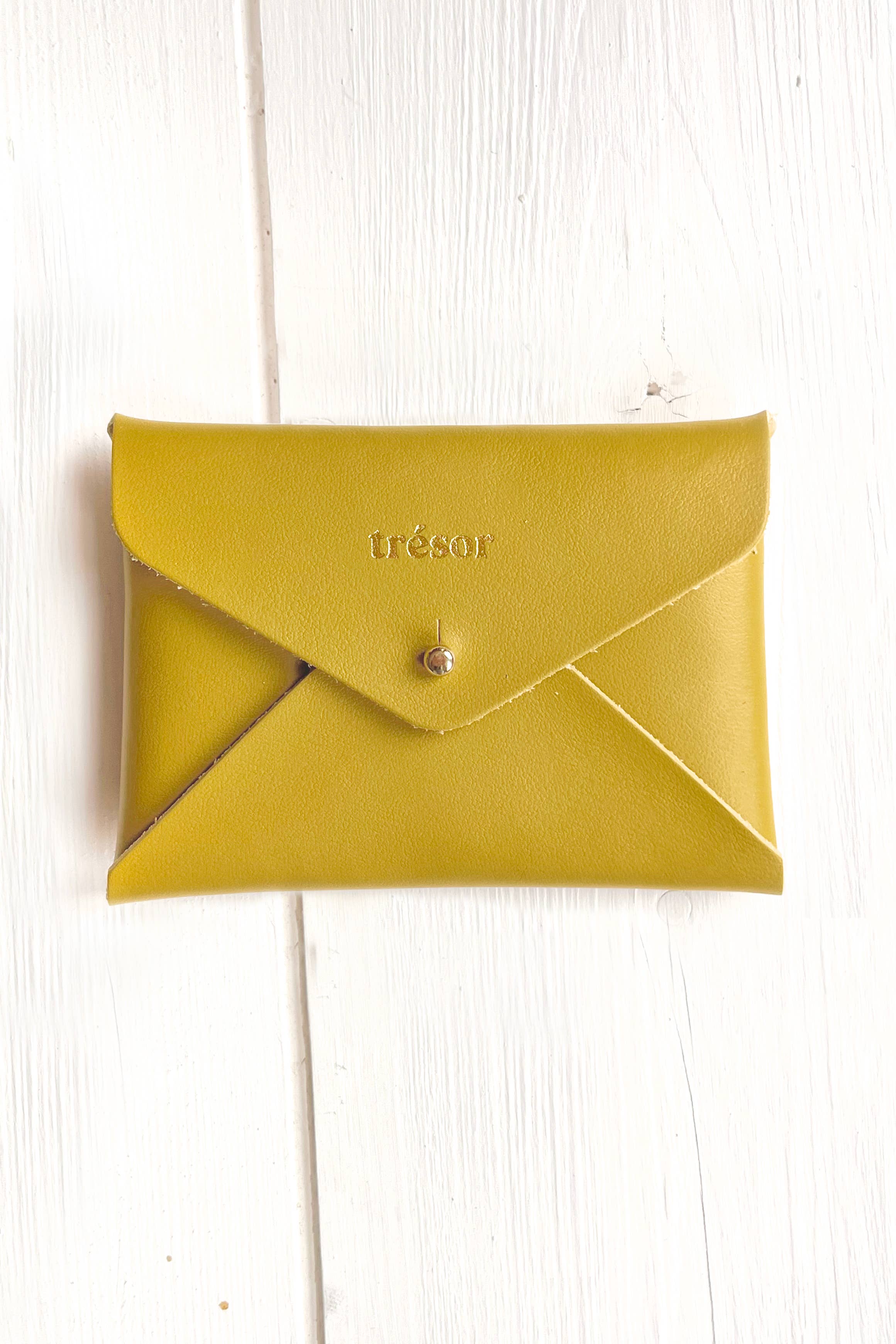 BARNABÉ AIME LE CAFÉ - Wholesale Card Holder - Women's - Leather envelope pouch / Card holder: Bichette, Love...8